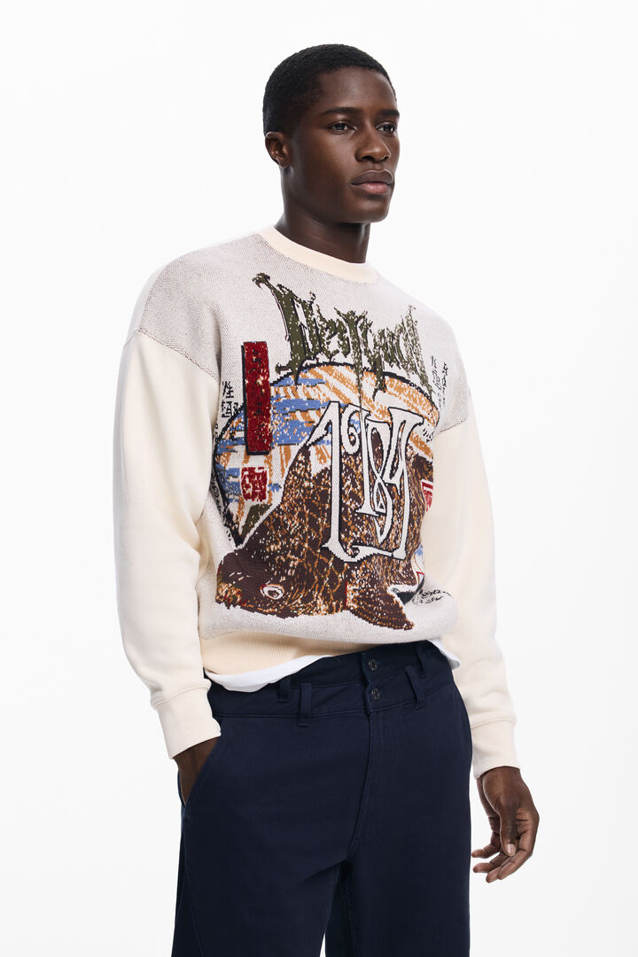 Double waistband jeans | Desigual