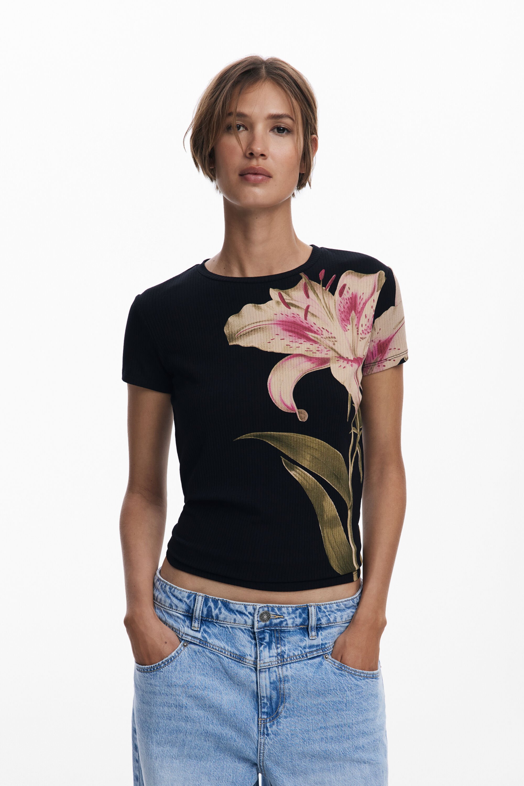 Orchid short-sleeve T-shirt