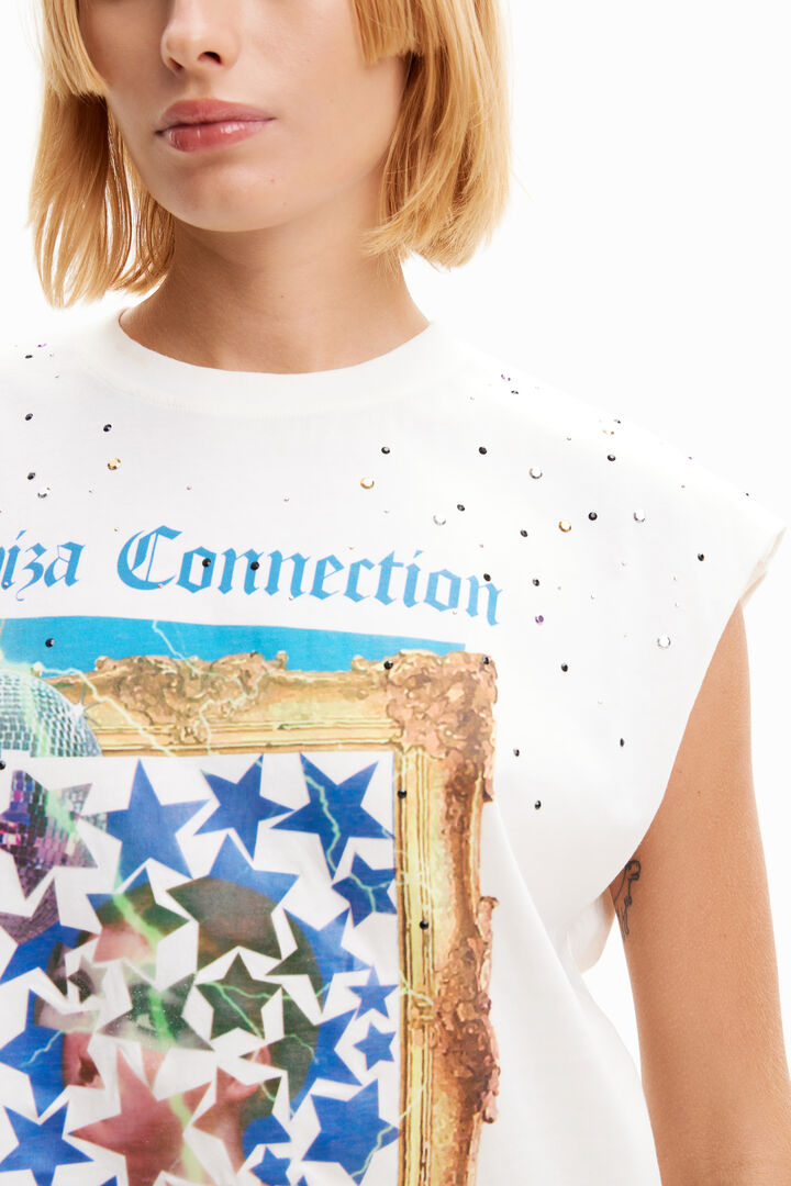 Studded disco T-shirt | Desigual