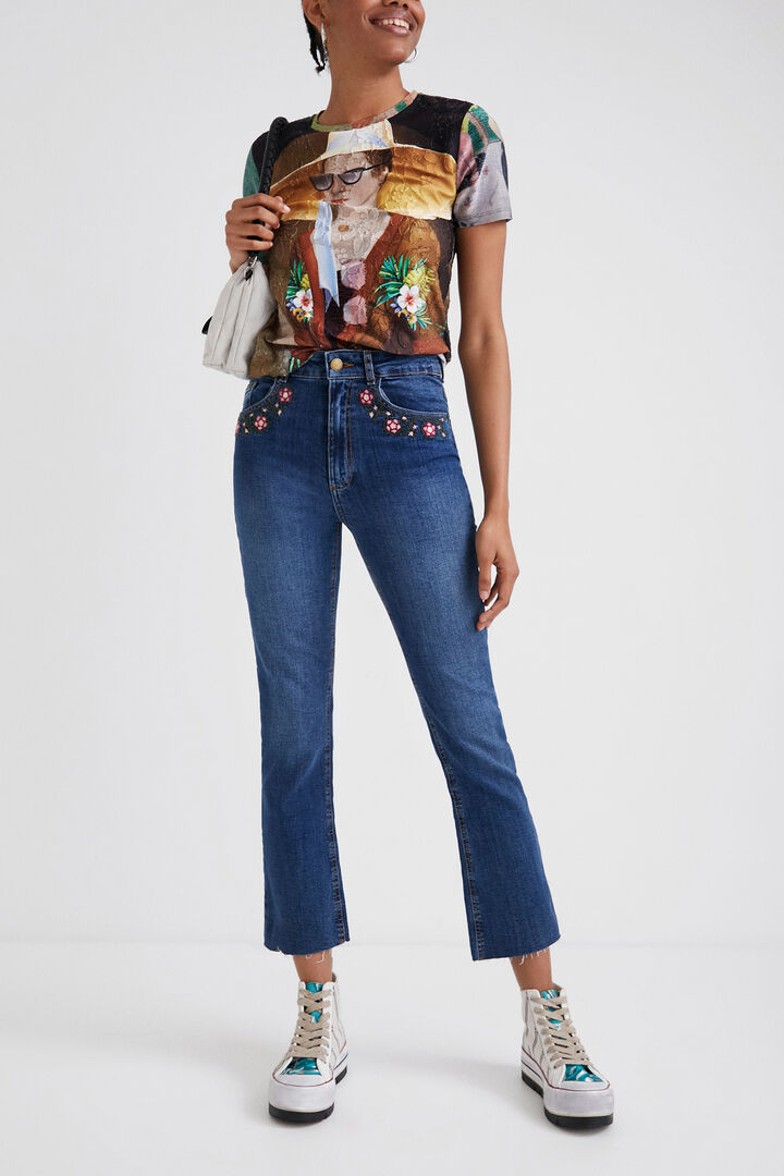 Vaquero Flare cropped | Desigual