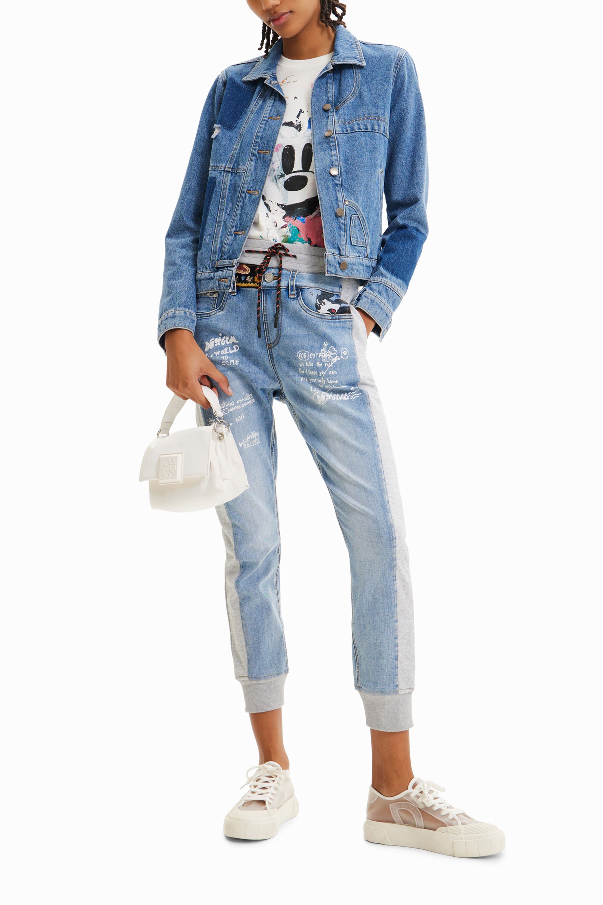 Patchwork denim jacket | Desigual.com