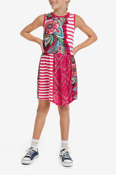 Vestido flores Antananarivo | Desigual