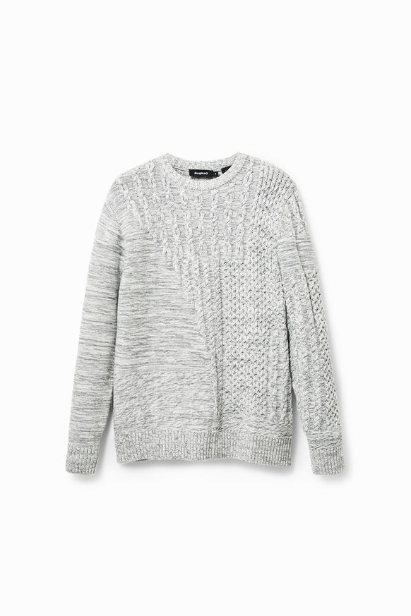 Braid cable knit sweater | Desigual