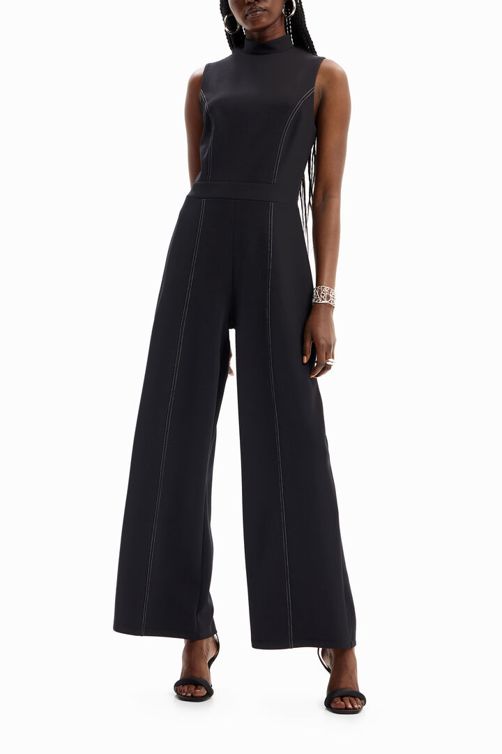 Stitching culotte jumpsuit | Desigual