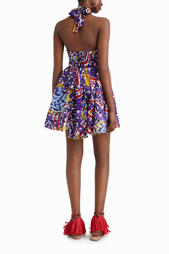Stella Jean short bow dress | Desigual.com