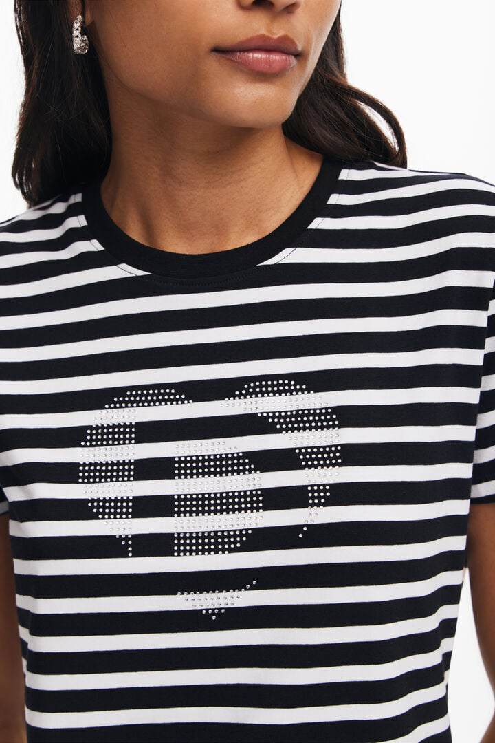Striped heart T-shirt | Desigual
