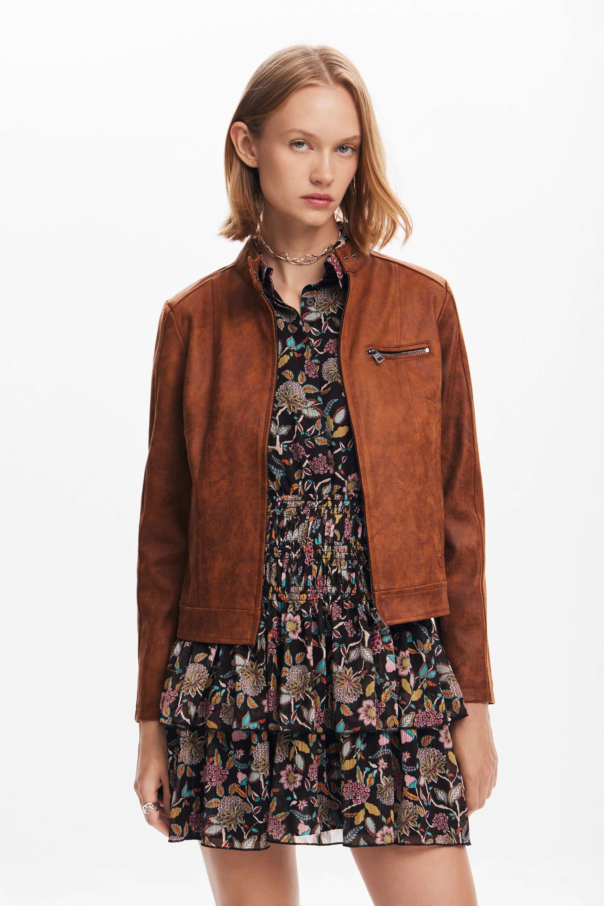 Veste biker regular pour femme I Desigual