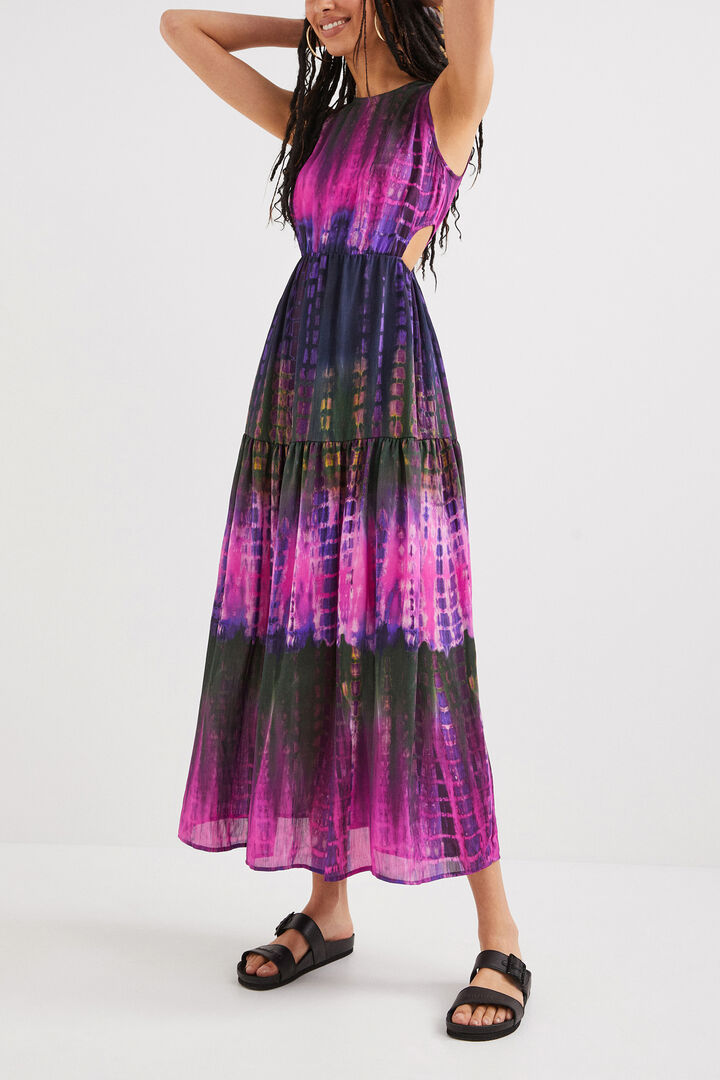 Vestido cut-out tie-dye | Desigual