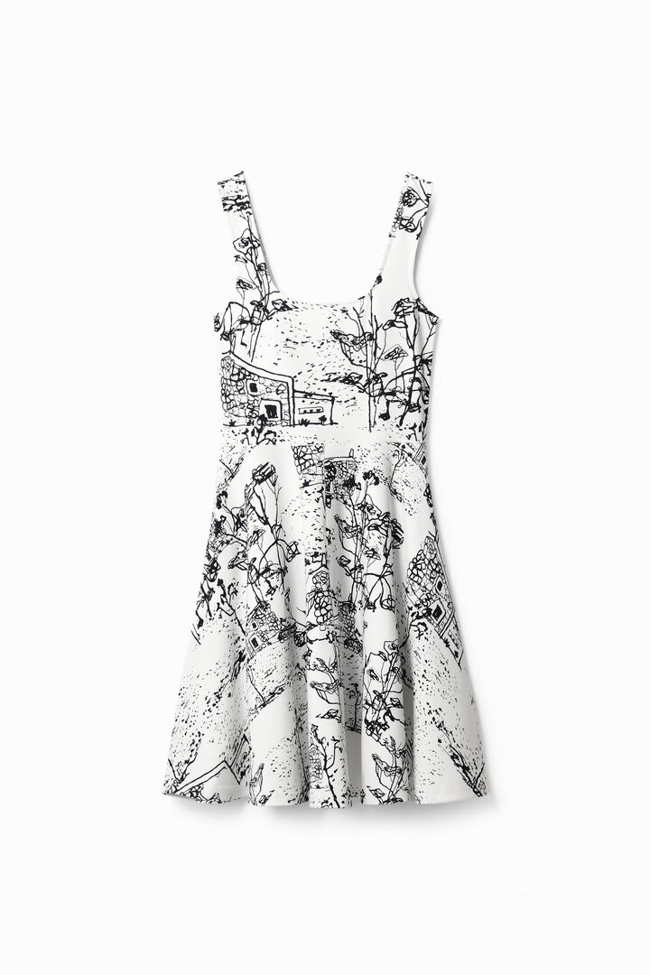 Strappy skater dress | Desigual