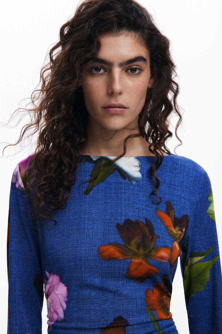Robe midi asymétrique | Desigual