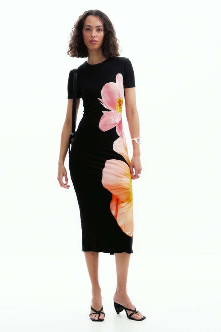 Vestido largo flores | Desigual