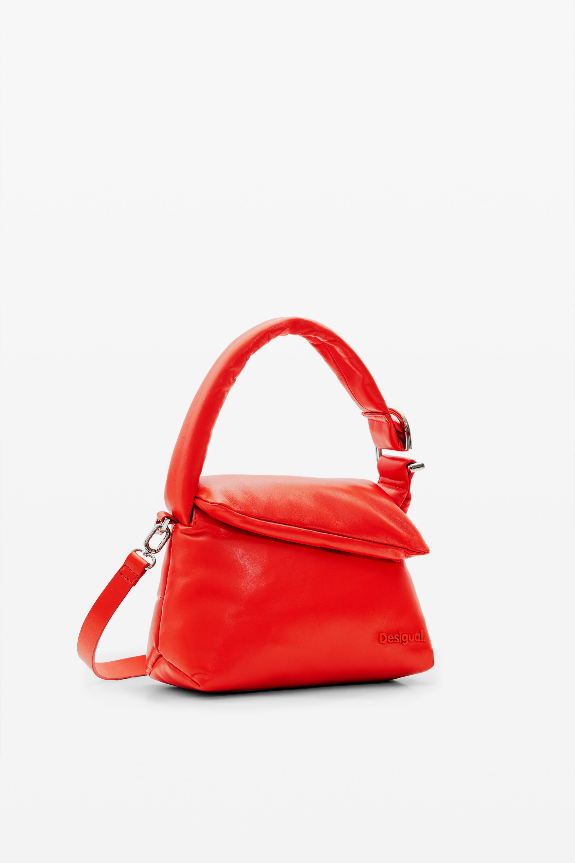 Midsize leather bag Women s I Desigual