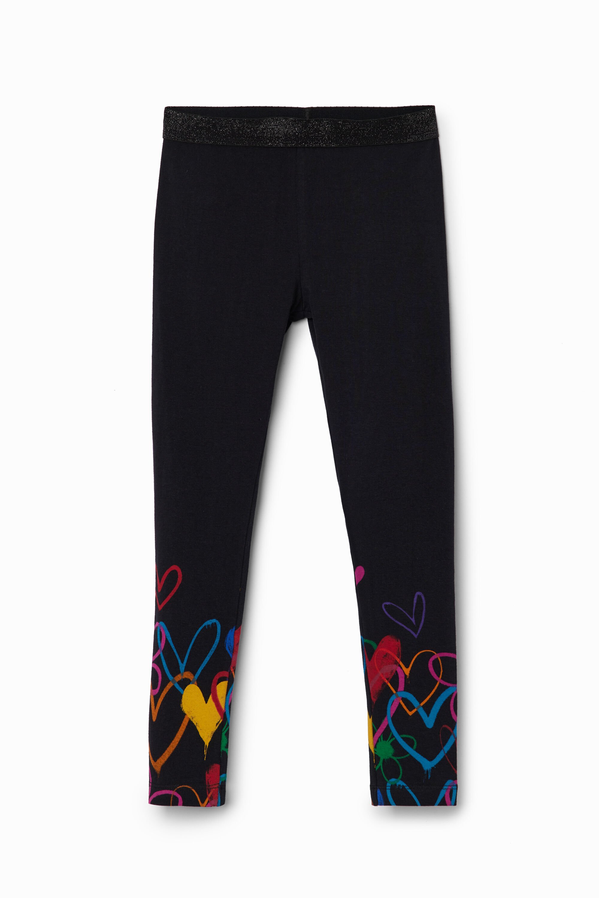 Lange Leggings Herzchen