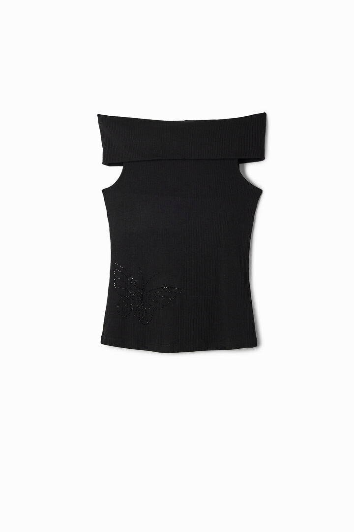 Butterfly knit T-shirt | Desigual