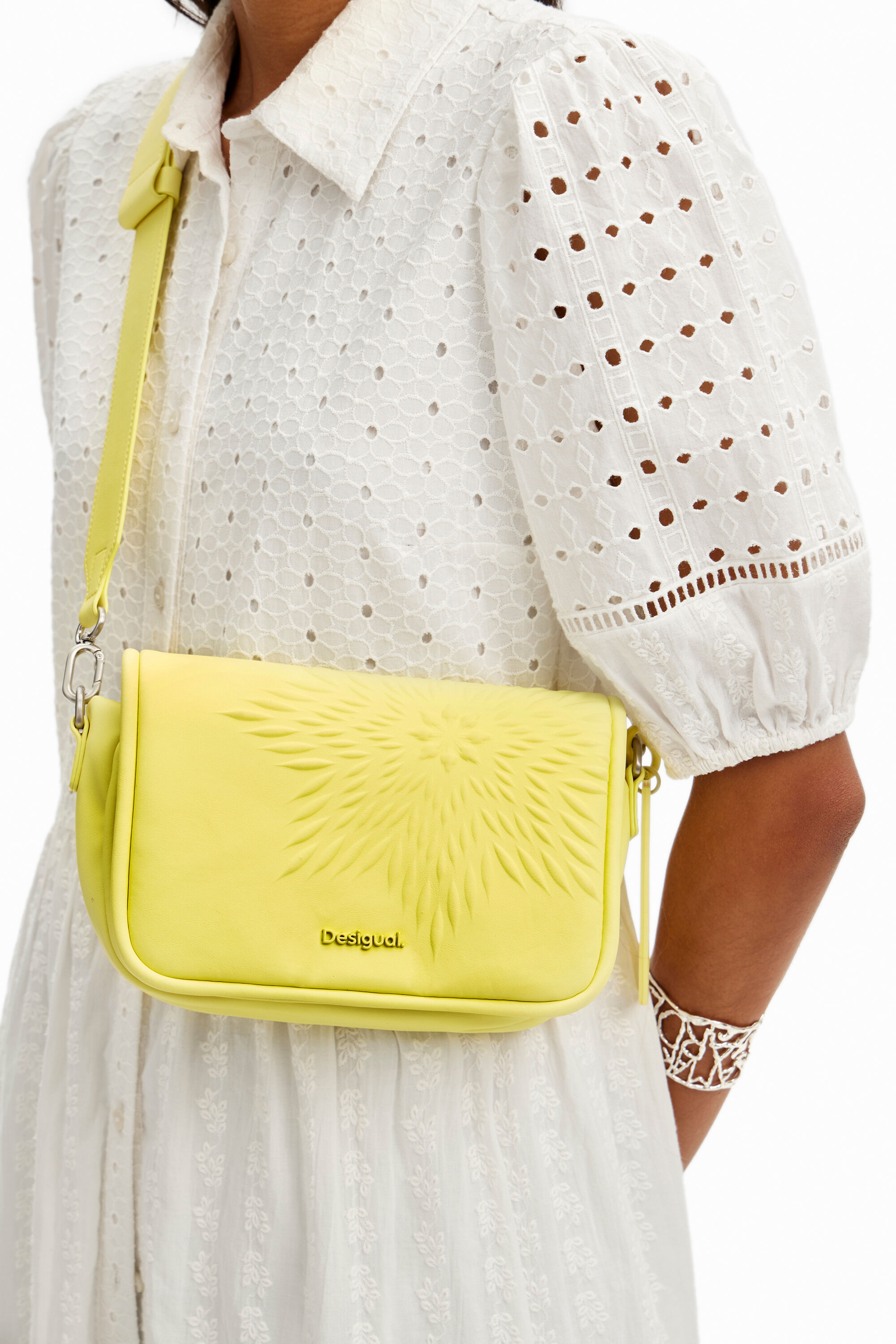 Sac store jaune desigual
