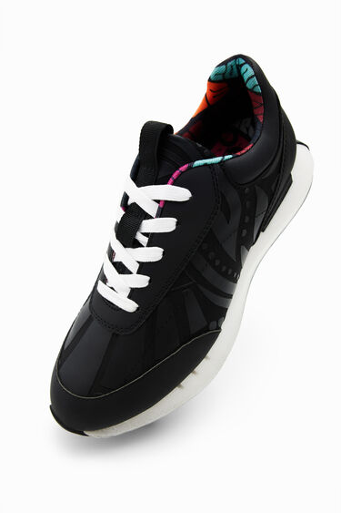 Running sneakers with rubberised details | Desigual