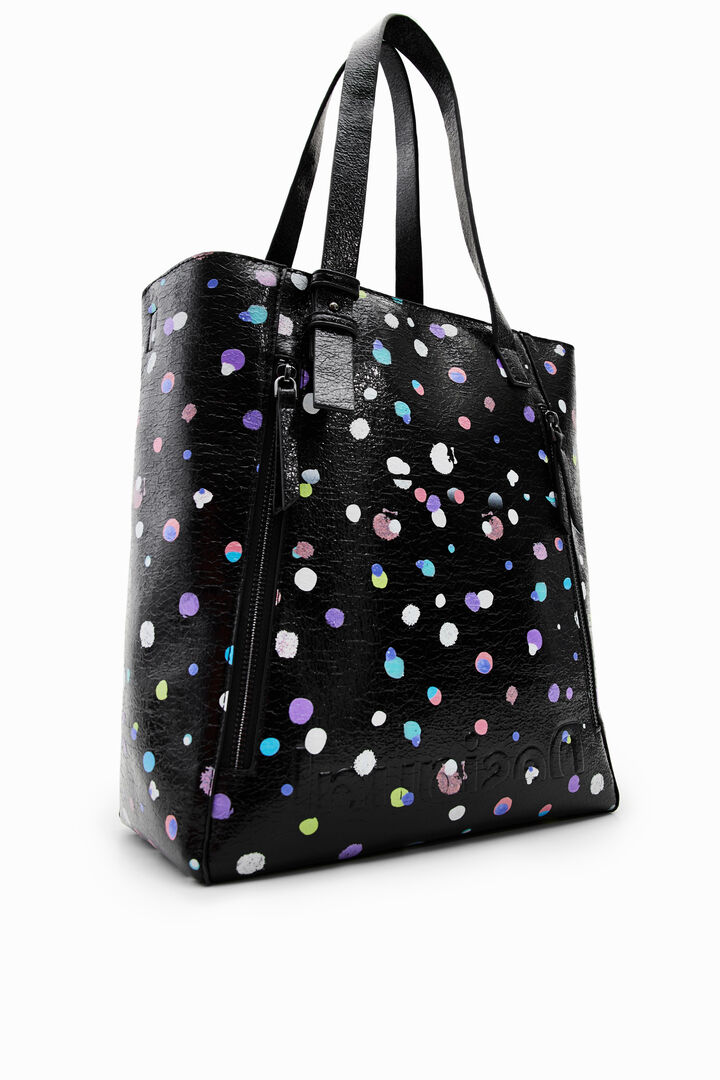 Large polka dot shopper bag | Desigual