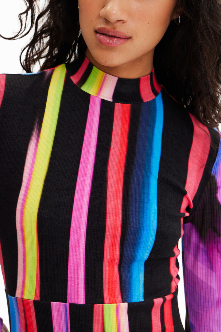 M. Christian Lacroix slim striped midi dress | Desigual