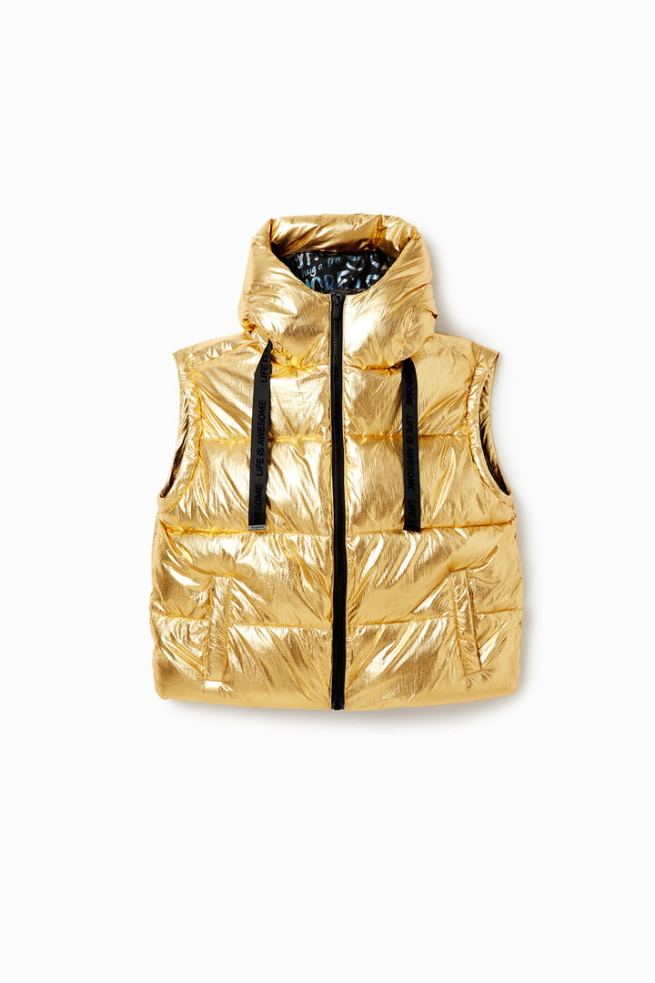 Chaqueta padded mangas desmontables | Desigual