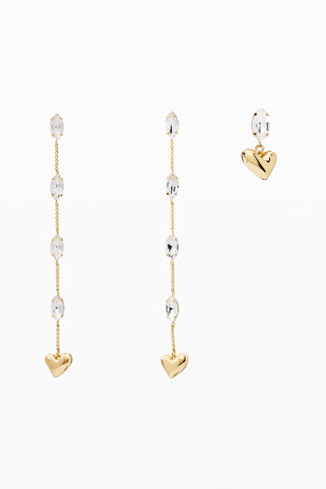 Boucles d&rsquo;oreilles petit c&oelig;ur Zalio | Desigual.com
