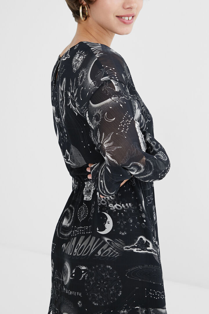 Viscose print dress | Desigual