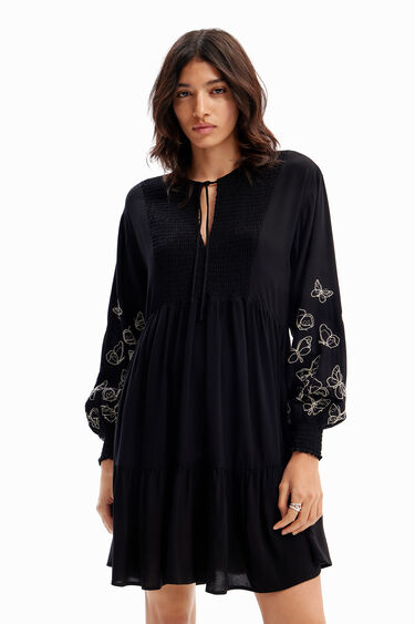 Short butterfly tunic dress | Desigual