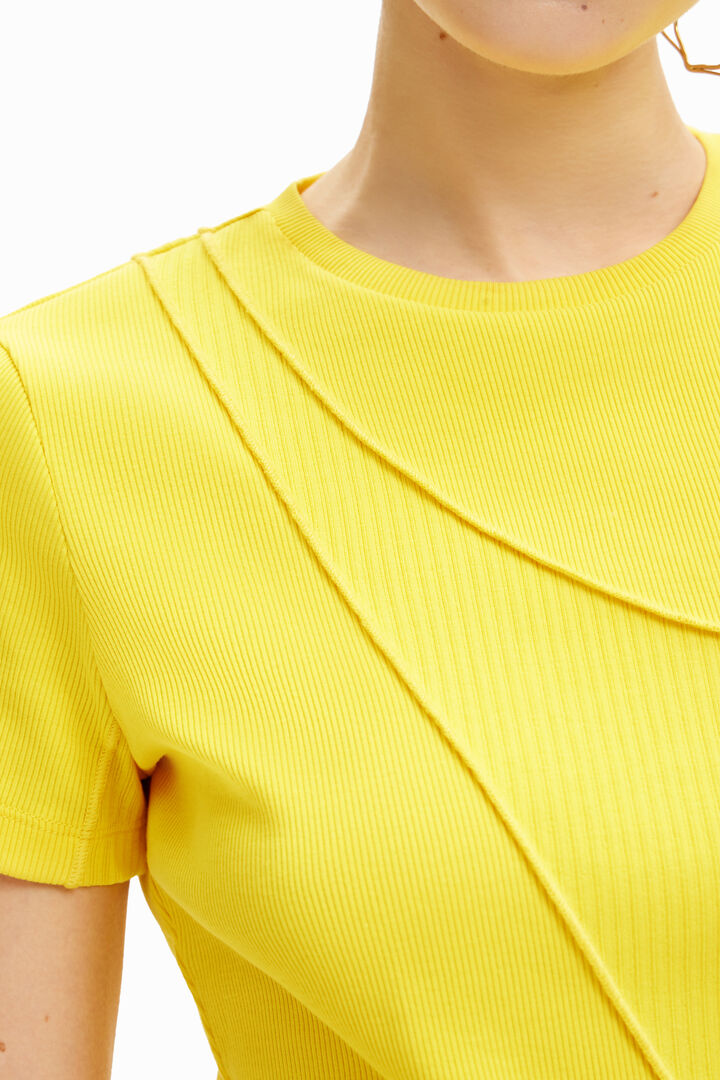 Ribbed patchwork T-shirt | Desigual