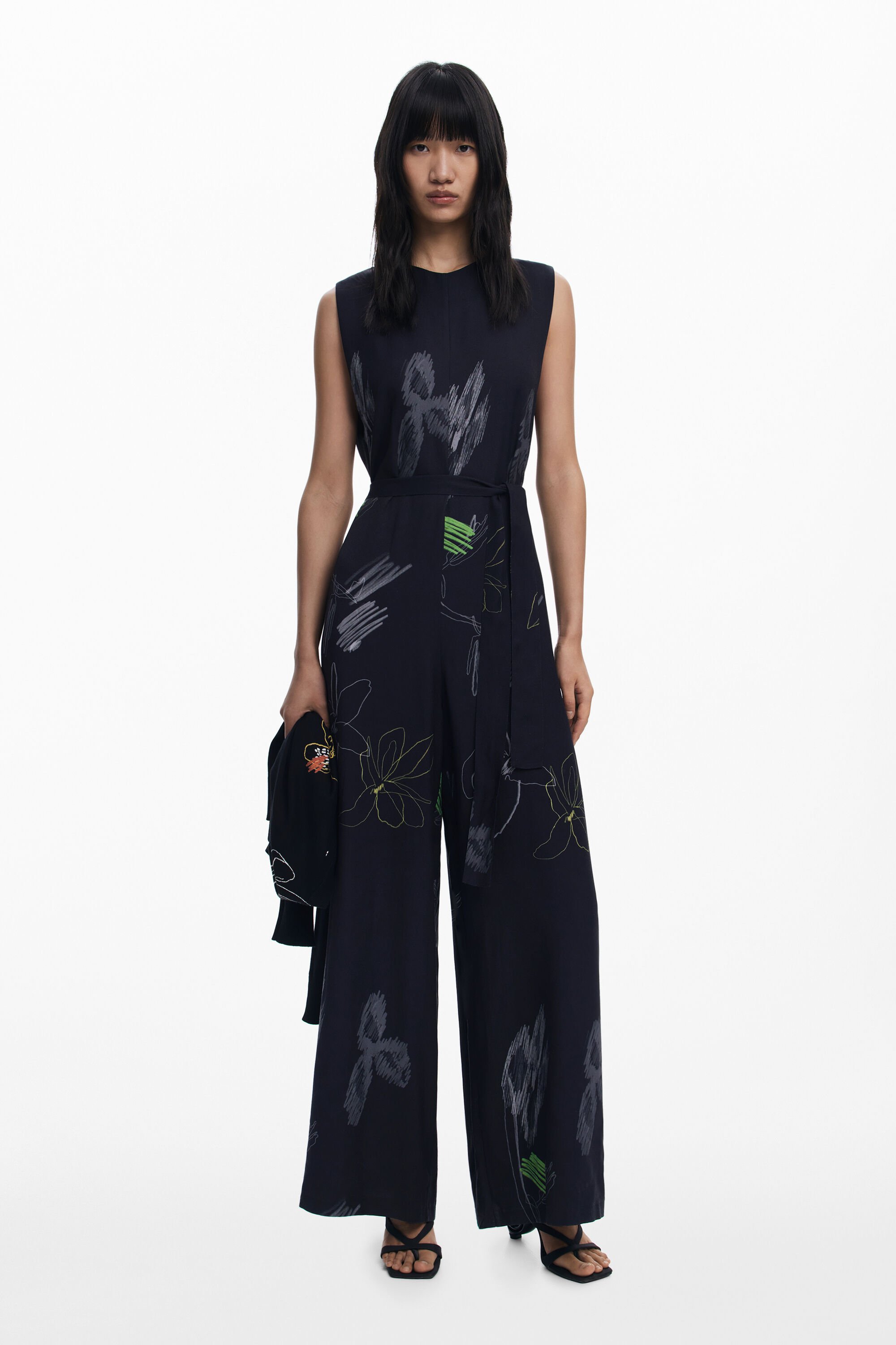 Floral Palazzo-Jumpsuit