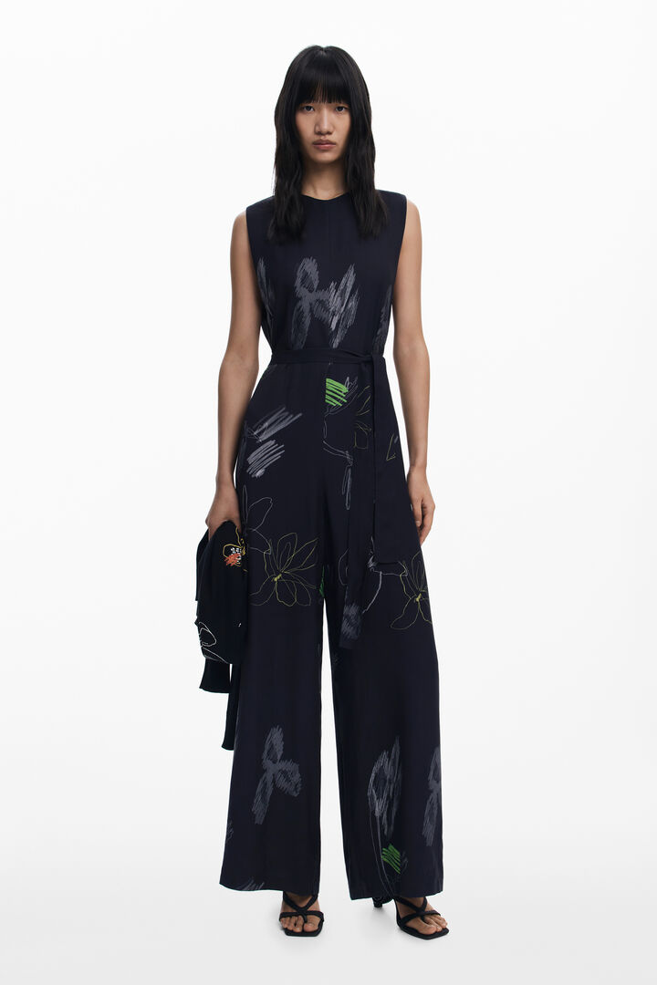 Mono palazzo floral
