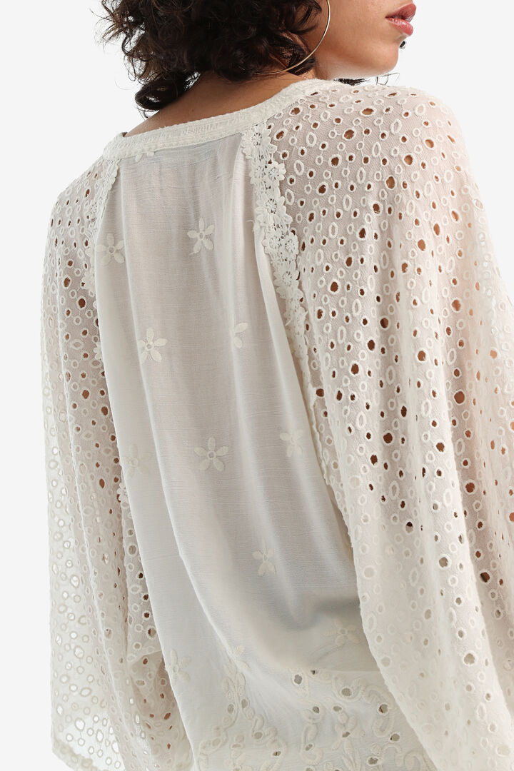 Kimono sleeve Japanese blouse | Desigual