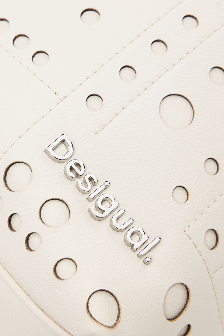 Circle pattern faux leather backpack | Desigual
