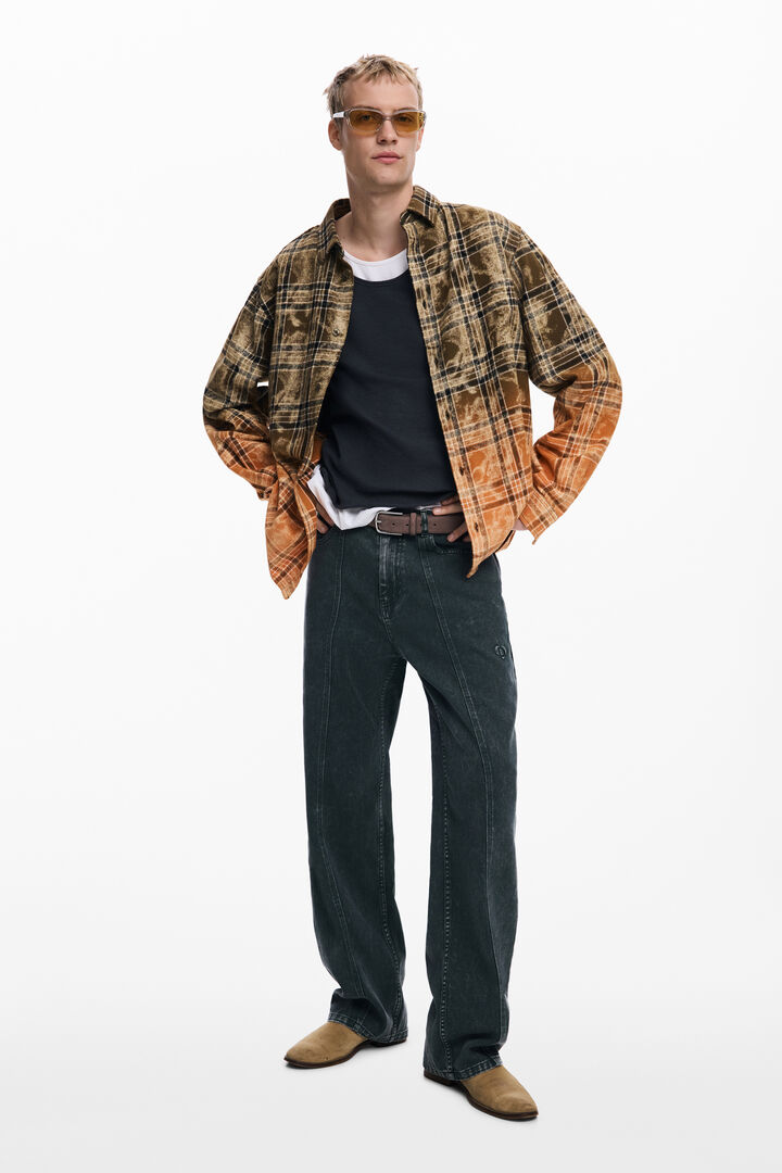 Camisa manga larga degradado | Desigual