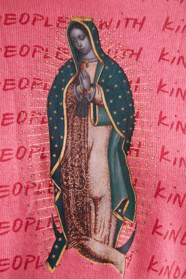 Sweter z motywem Matki Bożej z Guadalupe | Desigual