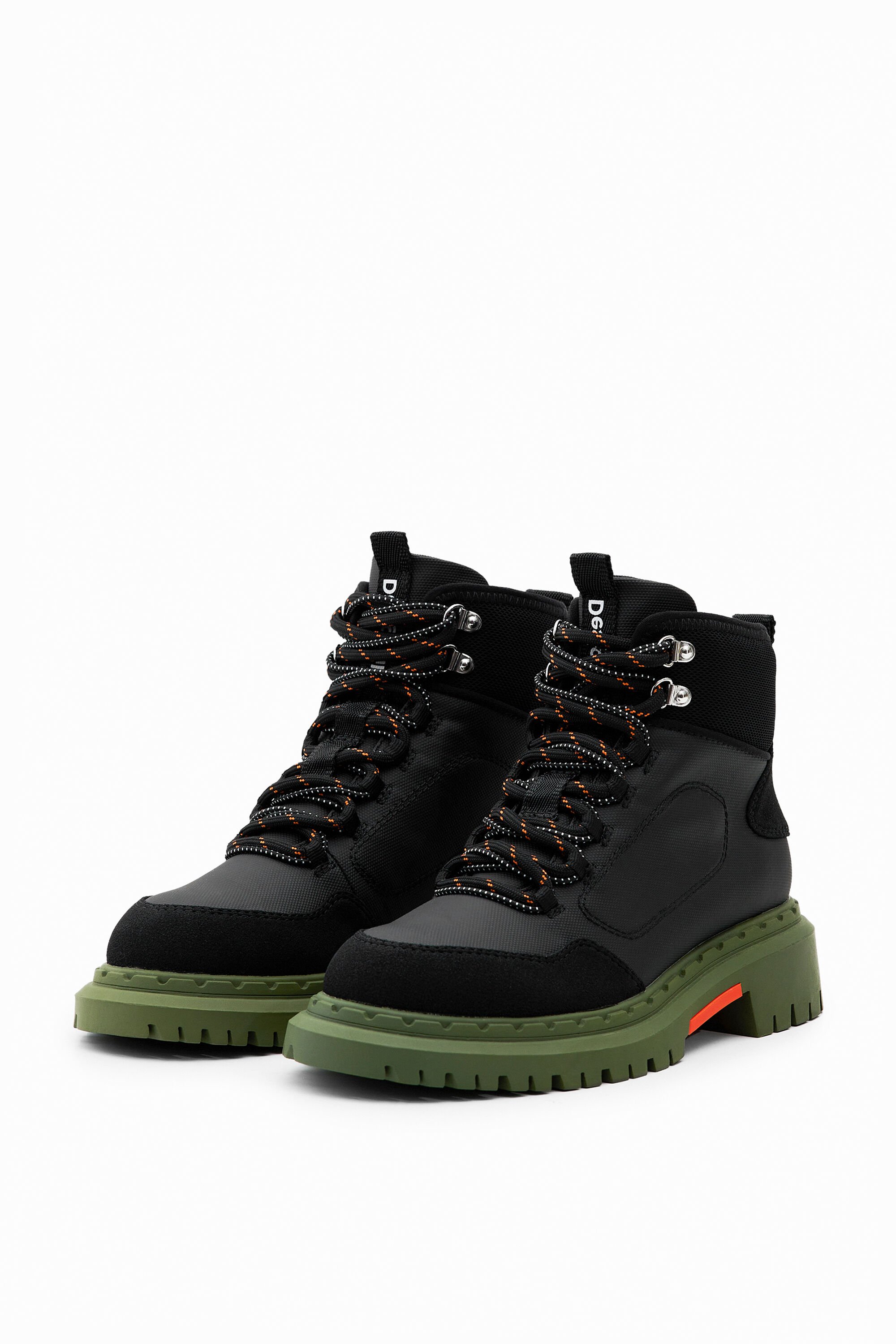 Lace up trekking boots