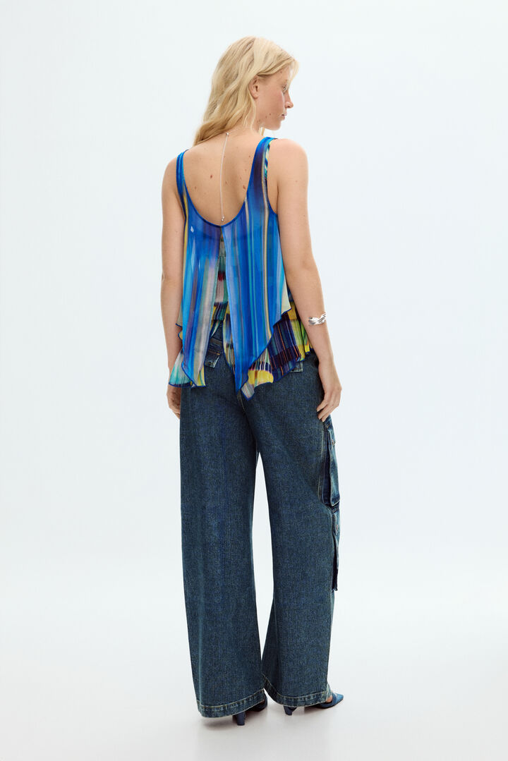 Blouse à bretelles avec ouverture | Desigual
