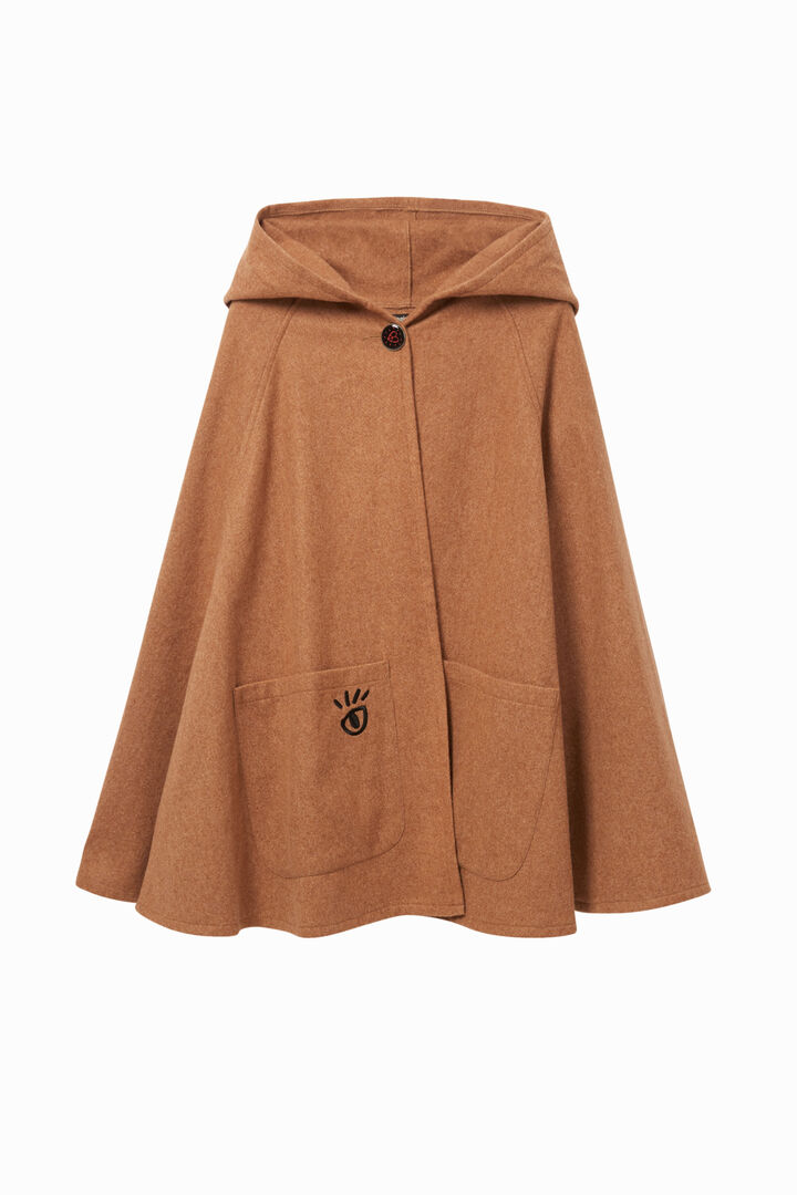 Flower poncho hood | Desigual