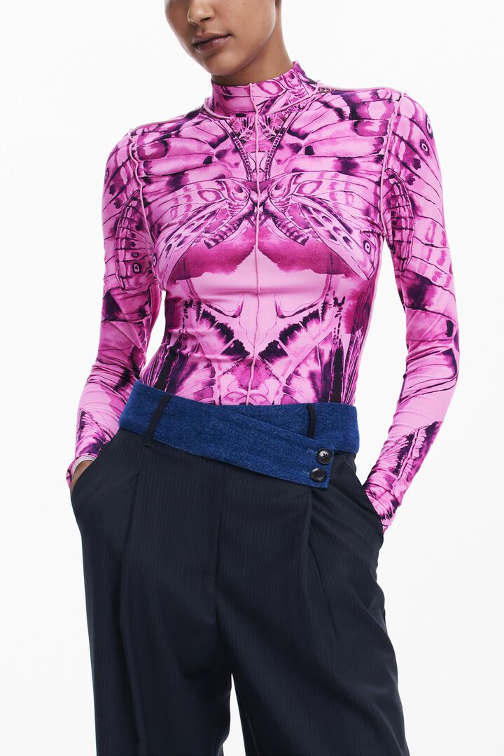 Schmetterlings-T-Shirt | Desigual
