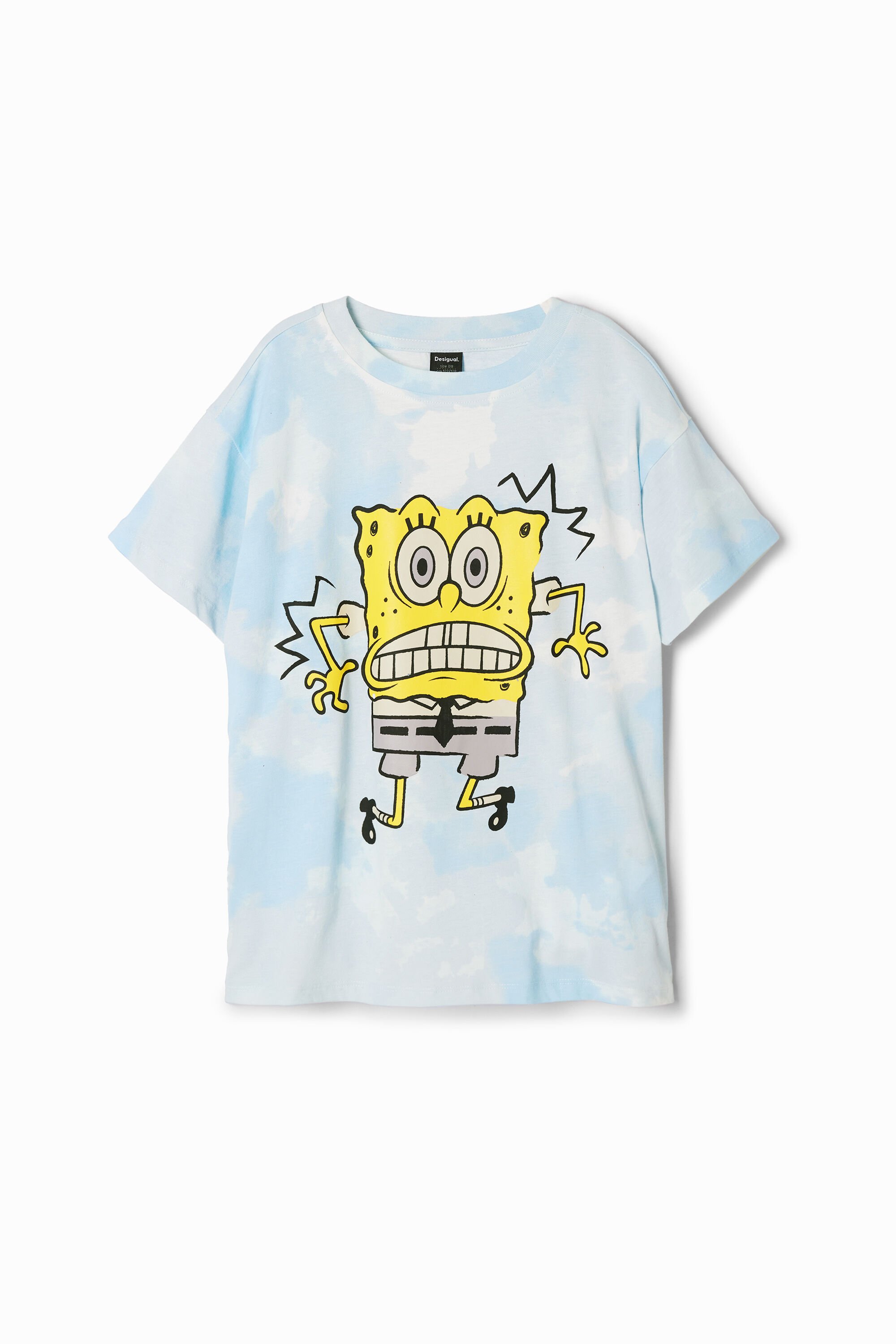 Camiseta tie-dye SpongeBob