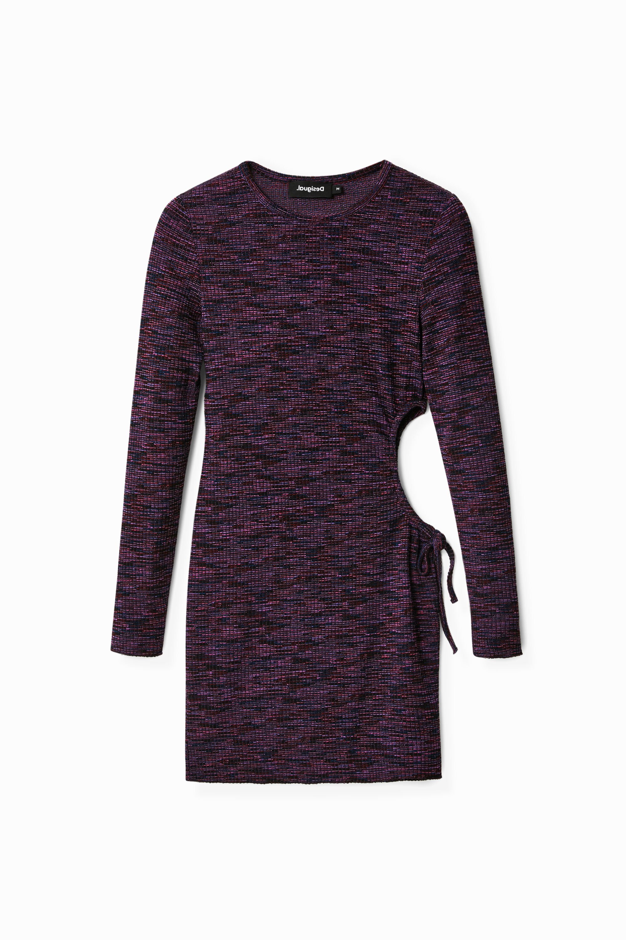 Short slim cut-out dress