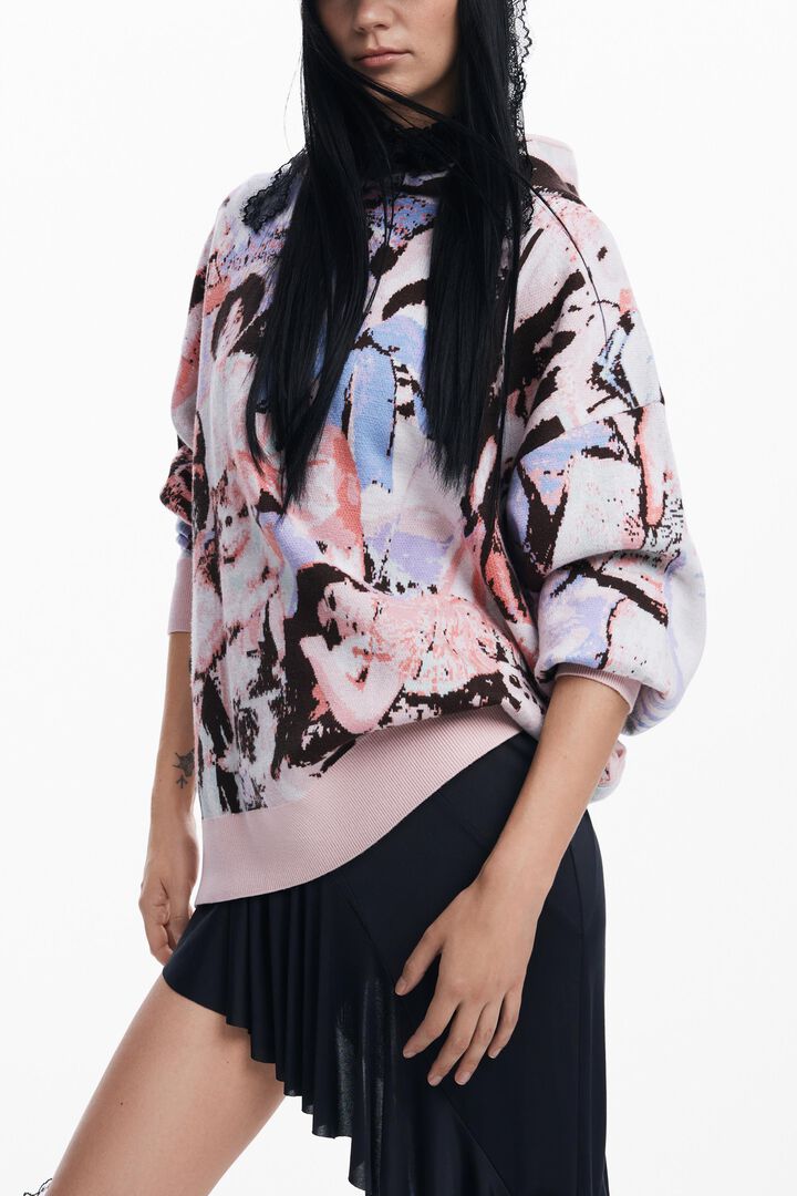 María Escoté Victorian sweatshirt | Desigual