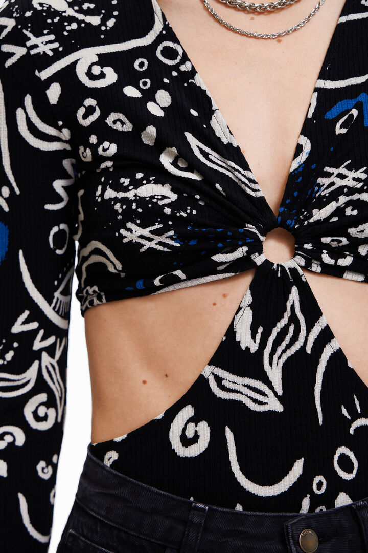 Hand-drawn illustration cut-out body | Desigual