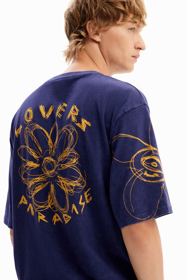 Samarreta relaxed acid wash | Desigual