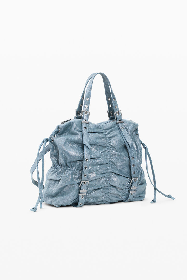 MEDIUM RUCHED DENIM BACKPACK | Desigual