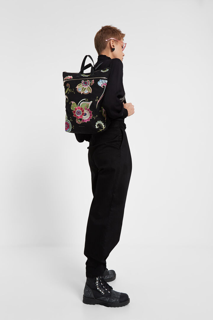 Embroidered backpack | Desigual