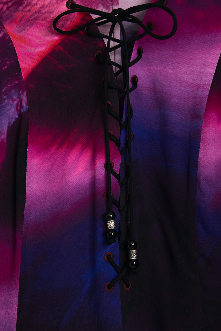 Vestido escote cintas | Desigual