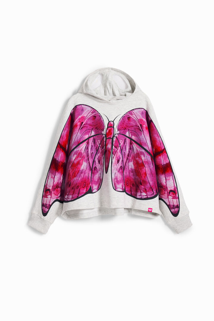 Butterfly cape sweatshirt | Desigual