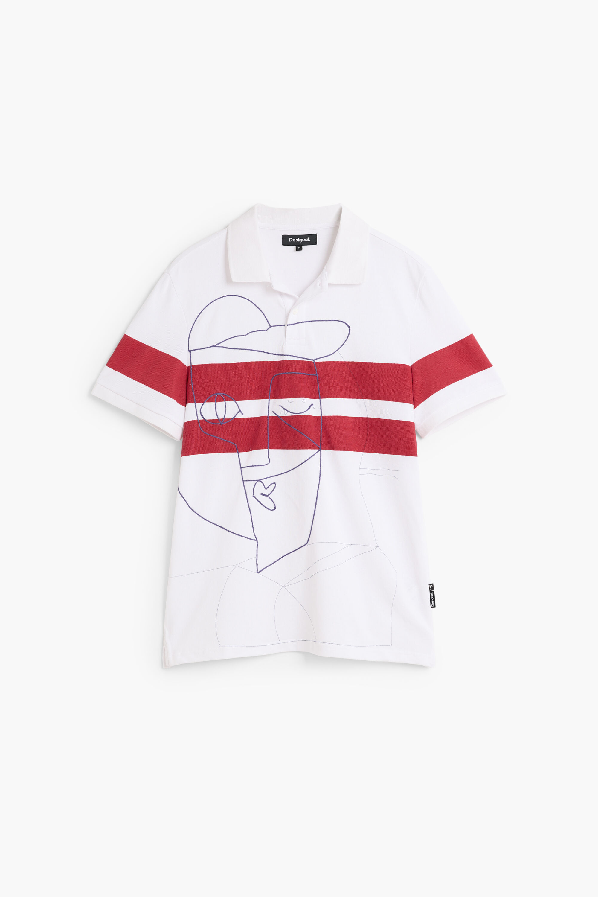 Polo rayas - WHITE - S