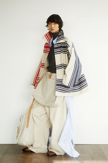 Hed Mayner oversize striped jacket | Desigual