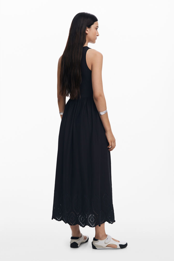 Combined midi dress | Desigual
