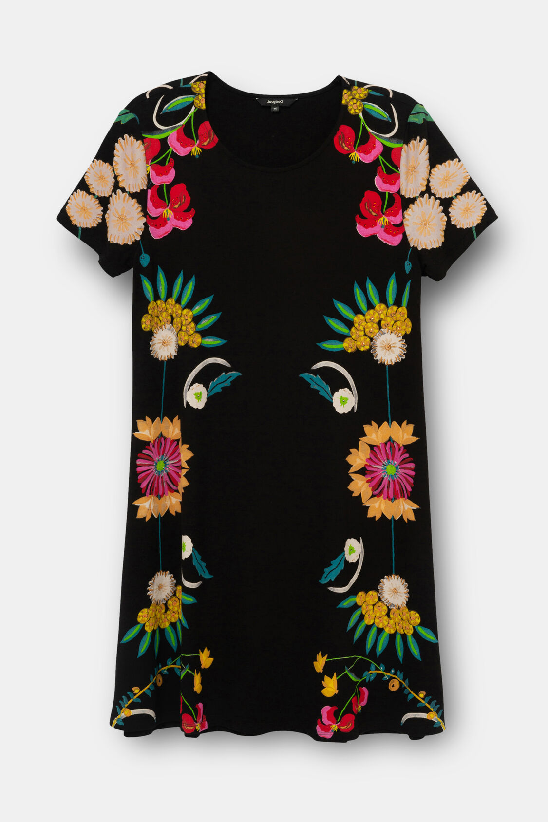 Blumiges T Shirt Kleid Desigual Com